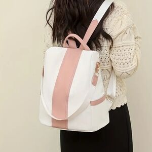 New leather backpack